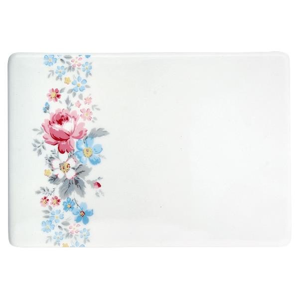 GreenGate Buttering board - Smørrebræt - Marie pale grey