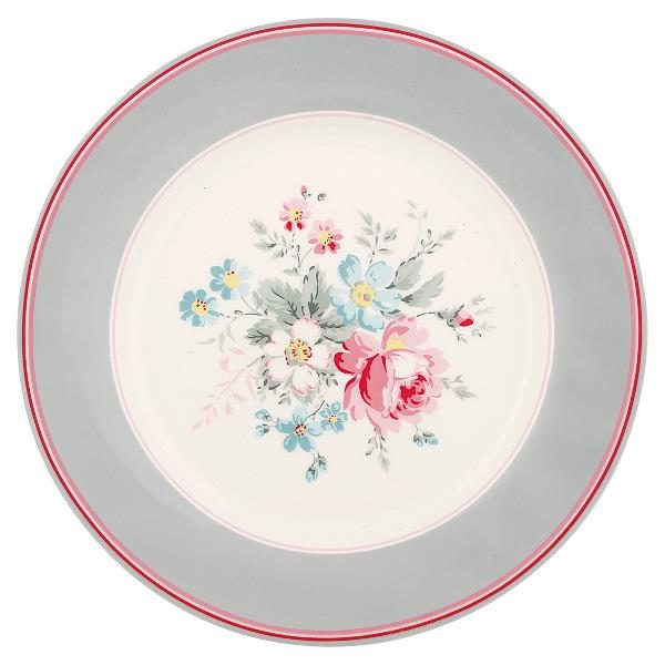 GreenGate Plate Marie grey