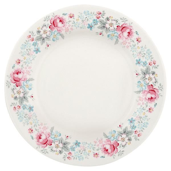 GreenGate Plate Marie pale grey