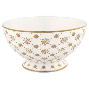 GreenGate French bowl xlarge Laurie gold