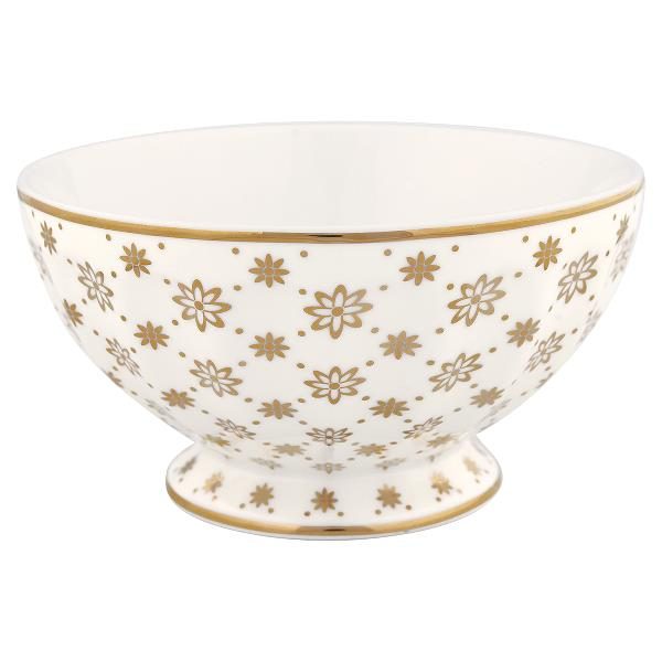 GreenGate French bowl xlarge Laurie gold