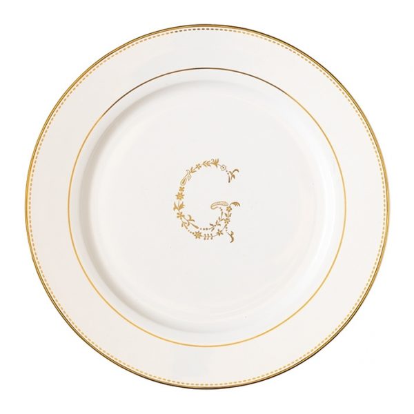 GreenGate Lunch Plate - Frokosttallerken - G gold