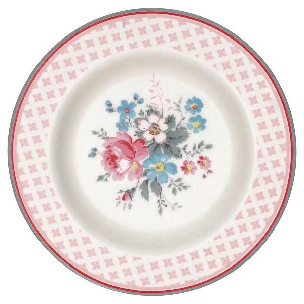 GreenGate Small Plate - Tallerken - Marie Pale Grey