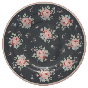 GreenGate Small plate - Tallerken - Marley dark grey