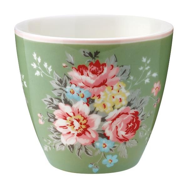 GreenGate Latte Cup – Aurelia Green