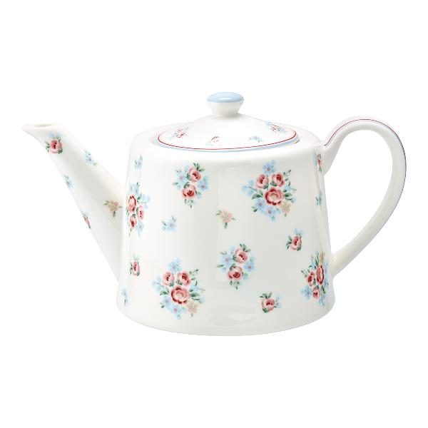 GreenGate Teapot – Tekande – Nicoline White